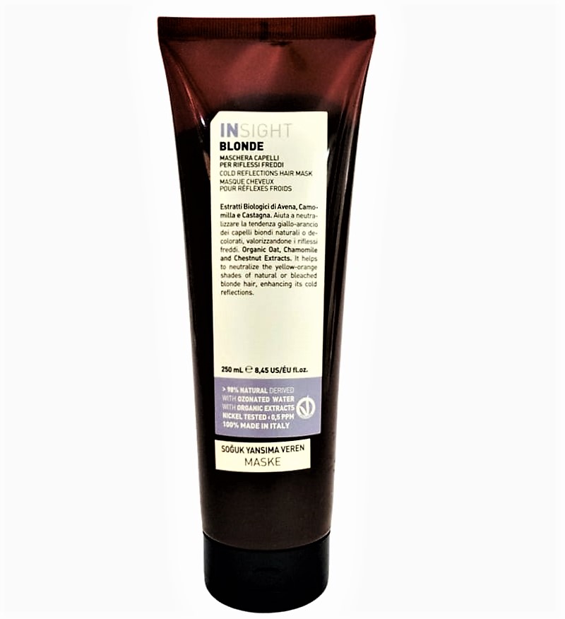 Insight Blonde Cold Reflections Soğuk Yansıma Maskesi 250ml 1 Insight Blonde Cold Reflections Soğuk Yansıma Maskesi 250ml