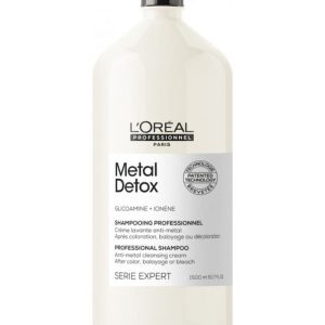 Serie Expert Metal Detox Renkli ve Açıcı ile İşlem Görmüş Saçlar için Şampuan 1500 ml