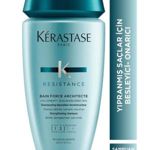 Kerastase Resistance Reconstruction Bain Force Architecte Yıpranmış Saçlar İçin Onarıcı Şampuan 250 ml