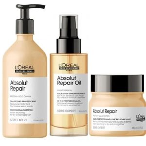 Loreal Serie Expert Absolut Repair Şampuan 500 Ml + Absolut Repair Maske + Absolut Repair Serum 90ml
