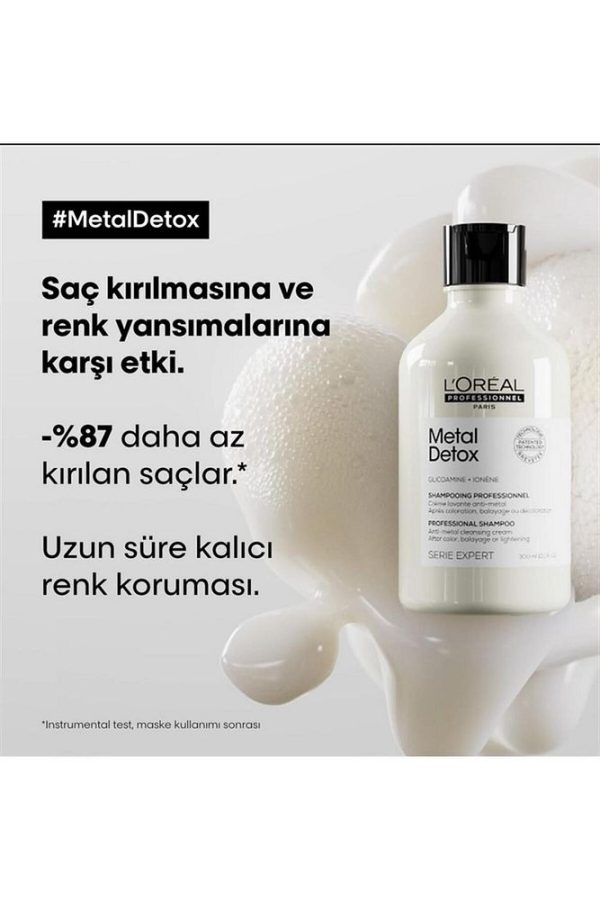 Loreal Professionnel Serie Expert Metal Detox-Açıcı İle İşlem Görmüş Saçlar İçin Güçlendirci 3lü Set - Görsel 2