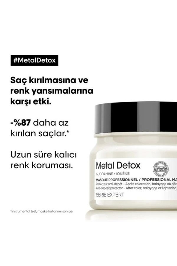 Loreal Professionnel Serie Expert Metal Detox-Açıcı İle İşlem Görmüş Saçlar İçin Güçlendirci 3lü Set - Görsel 3