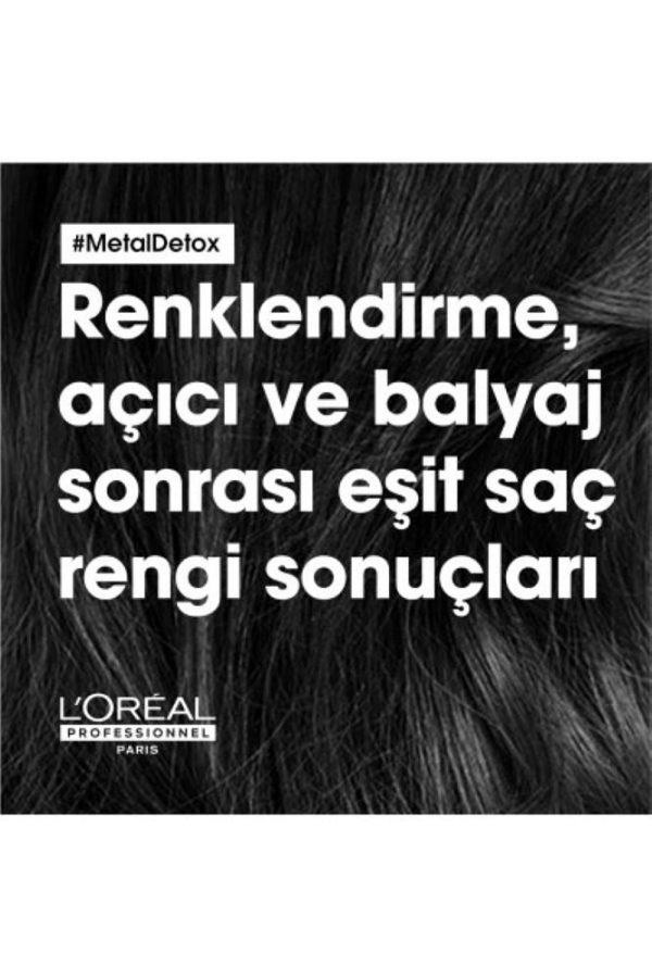 Loreal Professionnel Serie Expert Metal Detox-Açıcı İle İşlem Görmüş Saçlar İçin Güçlendirci 3lü Set - Görsel 5