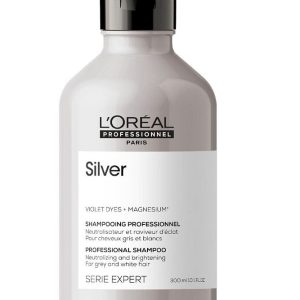 Serie Expert Silver Çok Açık Sarı, Gri ve Beyaz Saçlar için Renk Dengeleyici Mor Şampuanı 300 ml