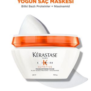 Kerastase Nutritive Masquintense Riche Derin Besleme Sağlayan Yoğun Saç Maskesi 200 ml