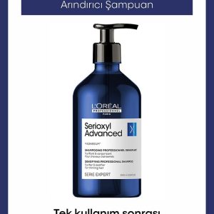 Serie Expert Serioxyl Advanced Incelmiş Saç Telleri Için Yoğunluk Kazandıran Şampuan 500 ml