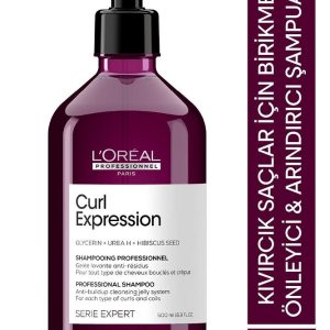 Serie Expert Curl Expression Kıvırcık Saçlar İçin Birikme Önleyici Şampuan 500 ml