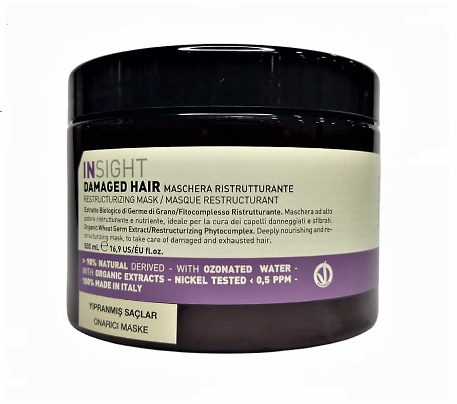 Insight Damaged Hair Restructurizing Onarıcı Maske 500ml 1 Insight Damaged Hair Restructurizing Onarıcı Maske 500ml