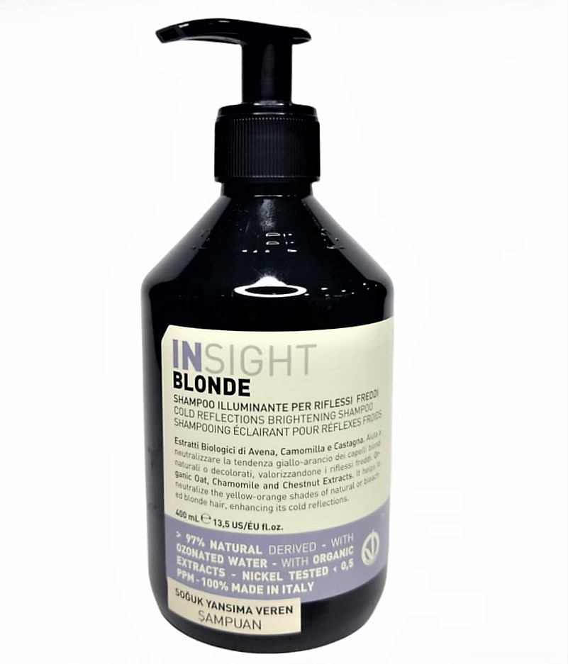 Insight Blonde Cold Reflections Soğuk Yansıma Şampuanı 400ml 1 Insight Blonde Cold Reflections Soğuk Yansıma Şampuanı 400ml